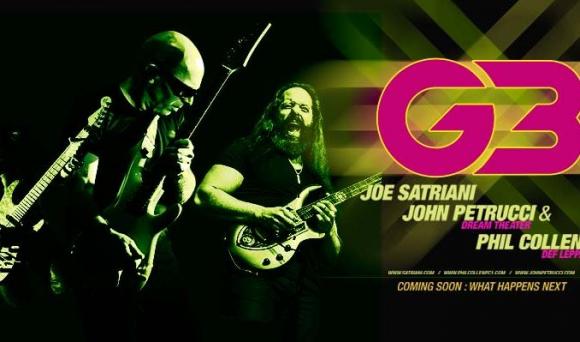 Joe Satriani, John Petrucci & Phil Collen at Sarofim Hall at The Hobby Center