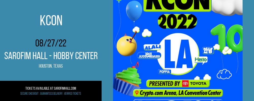 Kcon at Sarofim Hall at The Hobby Center