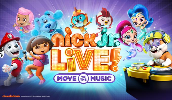 Nick Jr. Live! Move to the Music at Sarofim Hall at The Hobby Center