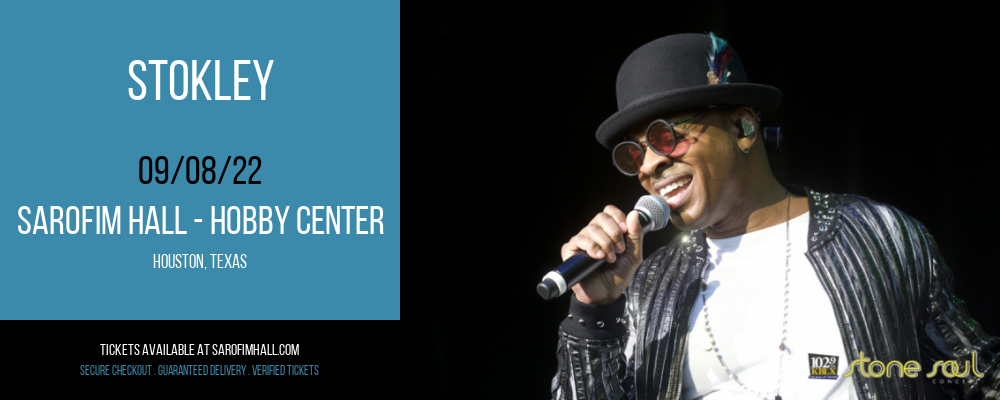 Stokley [CANCELLED] at Sarofim Hall at The Hobby Center