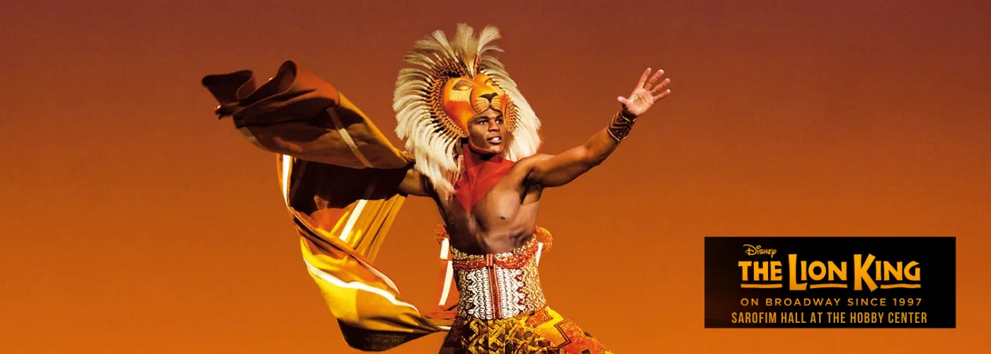 hobby center sarofim hall lion king