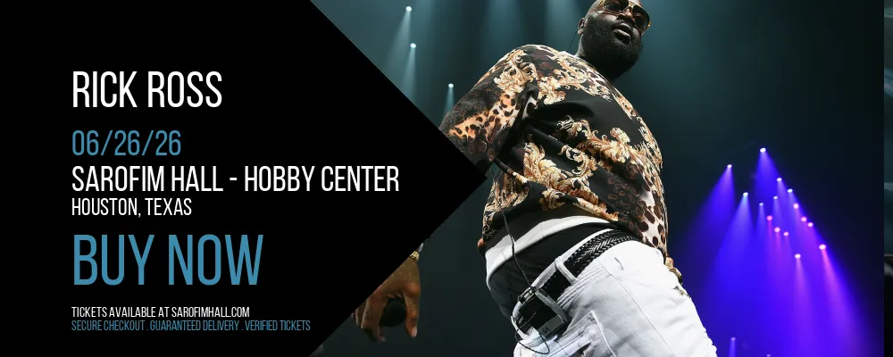 Rick Ross at Sarofim Hall - Hobby Center
